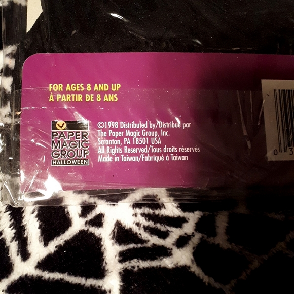 ⚡3/$15⚡ *NEW* Vintage Glow In The Dark Spiderwebs Pantyhose Goth Halloween - Picture 2 of 2